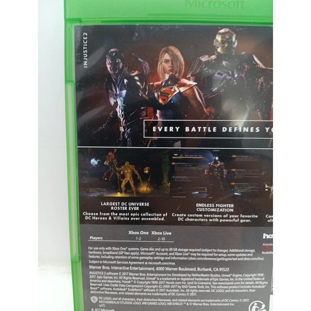 Injustice 2 For Xbox One - Microsoft Xbox One